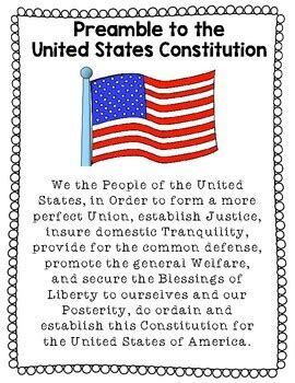 Preamble to the United States Constitution Stock Photo by - Clip Art ...