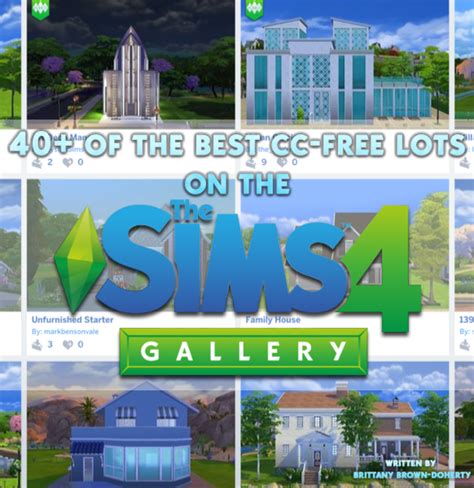 40+ of the Best CC-Free Lots in "The Sims 4" Gallery! | LevelSkip