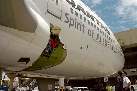 Hole in Fuselage Forces Qantas 747 to Land - The New York Times