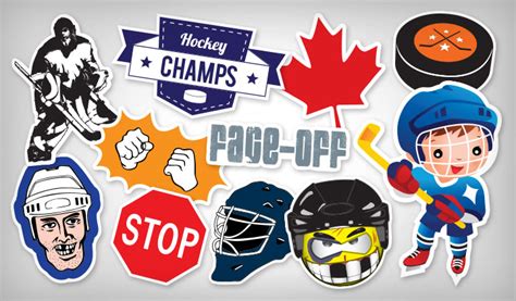 Hockey Stickers | StickerYou Products