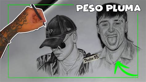 Drawing PESO PLUMA x BZRP Music Sessions #55 | Sketch | timelapse by elpibequedibuja - YouTube