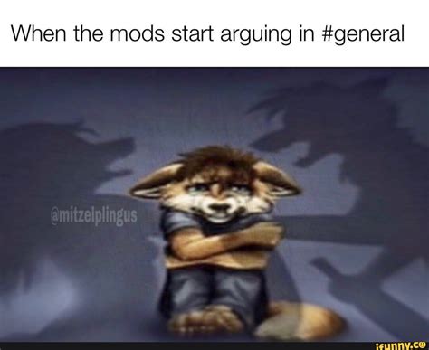 When the mods start arguing in #general - iFunny