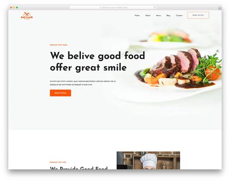 AllFood - Food Business Website HTML Template - DesignHooks