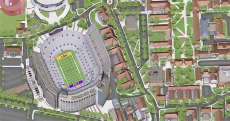 LSU University Campus Map