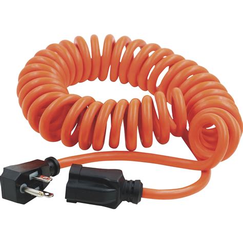 Prime Coiled Power Tool Cord — 10ft.L, 16/3 SJT, Model# AD010610 ...