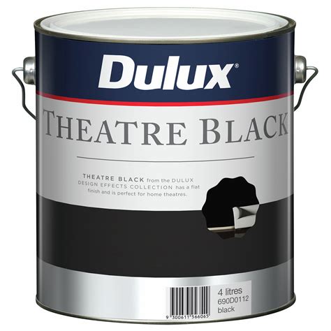 Dulux 4L Design Theatre Black Paint - Bunnings Australia