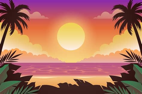 Free clip sunset beach, Download Free clip sunset beach png images, Free ClipArts on Clipart Library