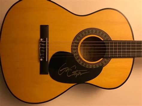 Sold Price: Eric Clapton Signed Acoustic Guitar Certified - Invalid ...