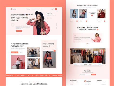 Fashion E-commerce Landing Page Design :: Behance