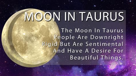 Taurus Moon Sign