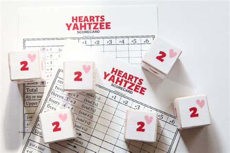 Valentines Yahtzee Game - The Idea Room