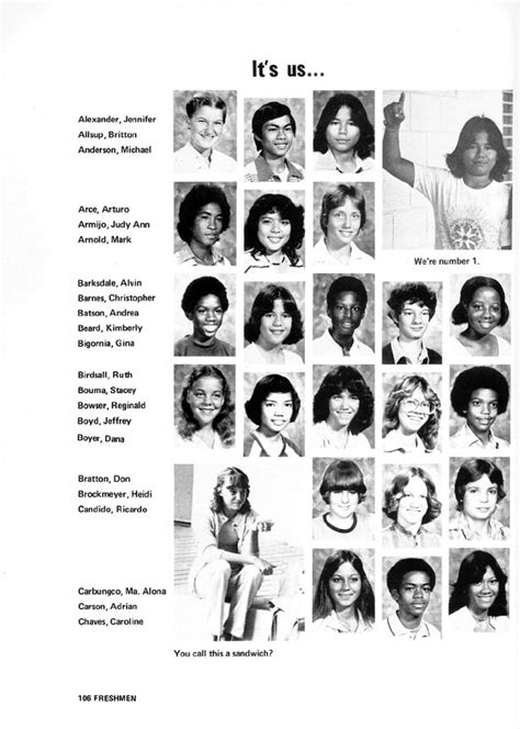 Wagner High School 1981 Fledgling Yearbook - Freshmen: Pages 102 to 117