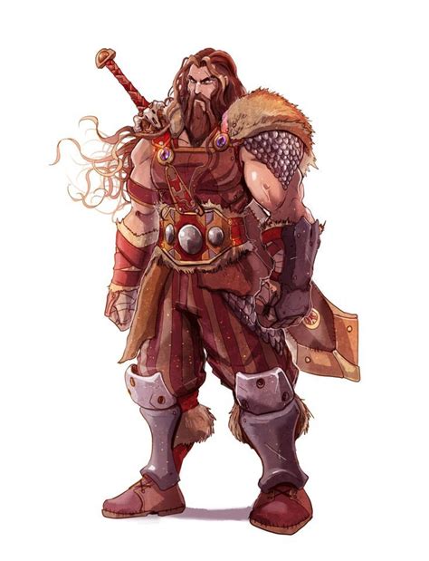 Male Human Barbarian Baixa - Pathfinder 2E PFRPG PFSRD DND D&D 3.5 4E ...