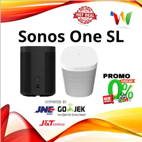 Jual SONOS ONE SL BLACK / WHITE APPLE AIRPLAY 2 WIRELESS WIFI SPEAKER ...