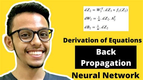 Derivation of Backpropagation in Neural Network - YouTube