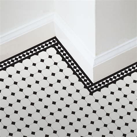 Black And White Pattern Floor Tiles / Laying Floor Tiles In A Small ...