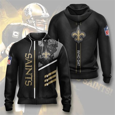 New Orleans Saints Hoodies 3 lines graphic gift for fans -Jack sport shop