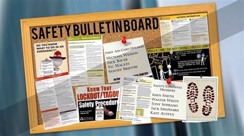 Safety Bulletin Boards Examples | Images and Photos finder