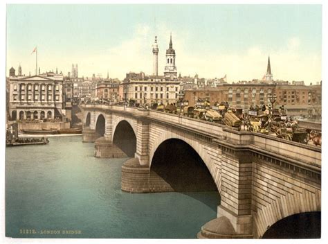 1890s London Bridge in Color #London