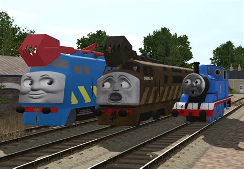 diesel 10 and thomas meet thomas 10 by rudeboyz12 on DeviantArt