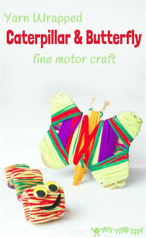 Caterpillar and Butterfly Craft - Kids Craft Room