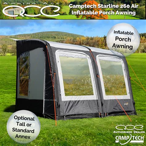 Camptech Starline 390 Inflatable Air Porch Caravan Awning (2022 ...