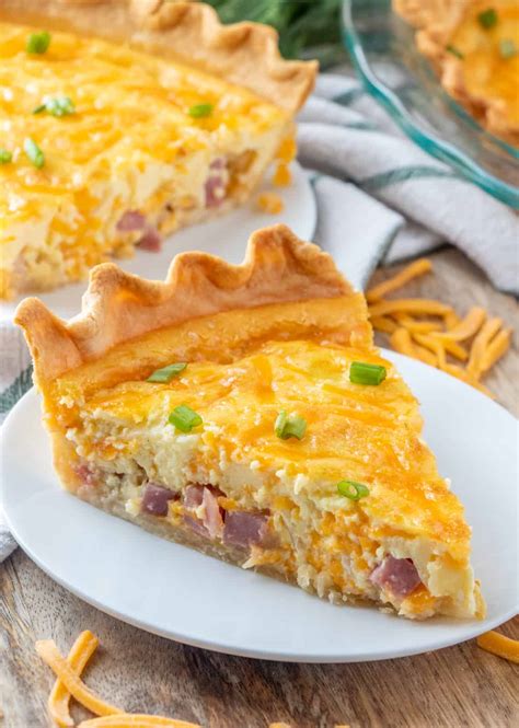 Ham and Cheese Quiche - Tornadough Alli