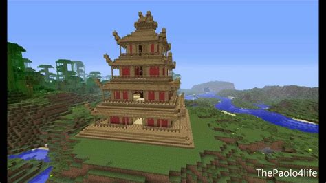 Minecraft - Chinese temple - YouTube