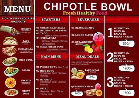 Chipotle Menu Burrito Bowl Price - Burrito Walls