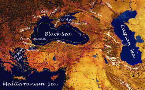 1: Map of the Caspian-Black Sea-Mediterranean Corridor showing the... | Download Scientific Diagram