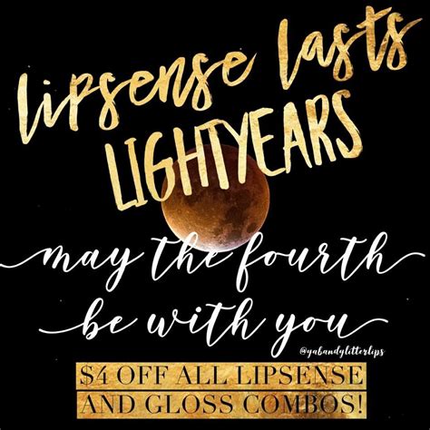 May the 4th be with you! May the fourth be with you! May 4: Star Wars Day LipSense love ...