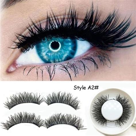 4pcs New Easy Wear 3D Magnetic Eyelash , False Eyelash , Double Magnet ...