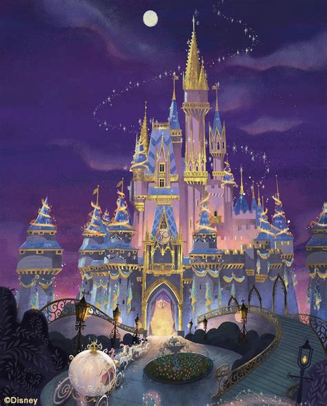 NEW Concept Art Reveals the Inspiration Behind Cinderella Castle’s 50th Anniversary ...