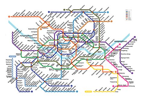 Great re-design of the Seoul Metro Map by Jug Cerovic | The Korea Blog