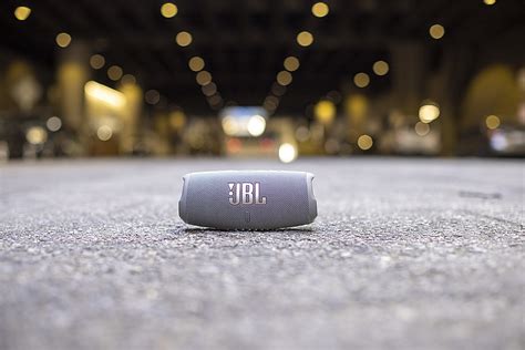 JBL CHARGE5 Portable Waterproof Speaker with Powerbank Gray ...