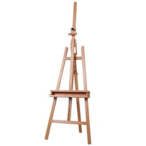 MEEDEN Large Painters Easel Adjustable Beech Wood Artist Easel, Studio Easel for Adults with ...