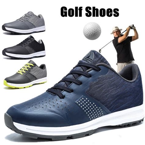 New Golf Shoes Lightweight Men's Shoes Golf Breathable Waterproof Anti ...