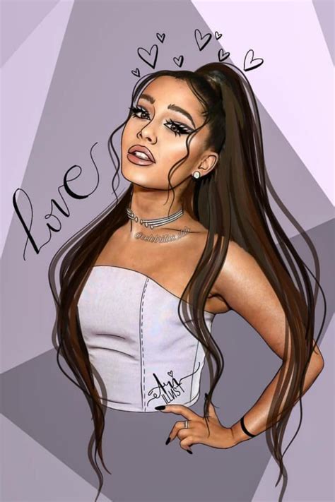 Pin by ArianaGrandeFanPage on Ariana cartoon cute | Ariana grande anime ...