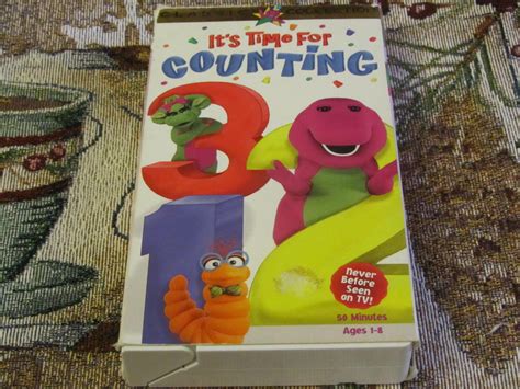 Opening To Barney: It's Time For Counting 1998 Canadian VHS (20th ...