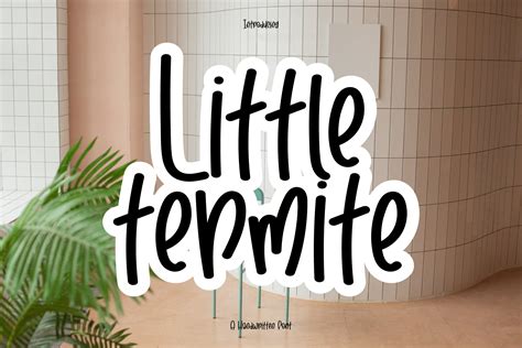 Little Termite Font by Wanida Toffy · Creative Fabrica