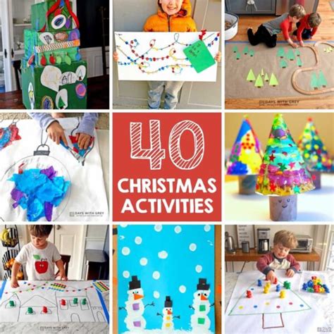 30 Family Activities on Christmas Break - Days With Grey