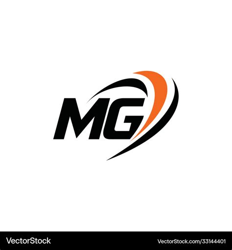 Mg monogram logo Royalty Free Vector Image - VectorStock