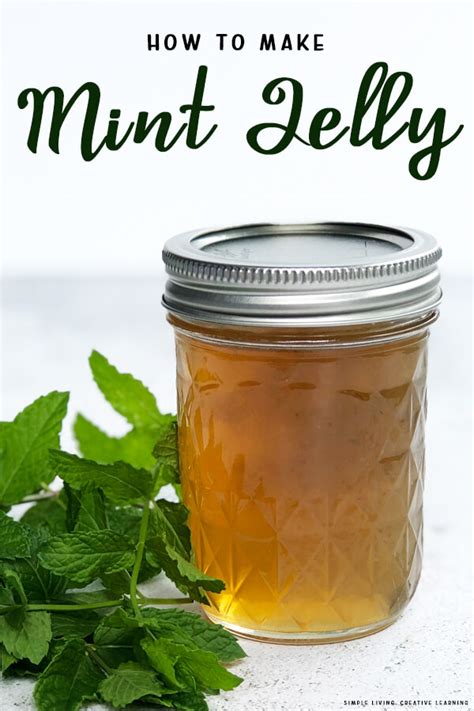 How to Make Mint Jelly - Simple Living. Creative Learning