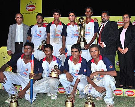 St. Joseph's College with the winner's trophy | ESPNcricinfo.com