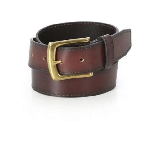 Wrangler Men's Brown Burnished 100% Genuine Leather Belt | Genuine ...