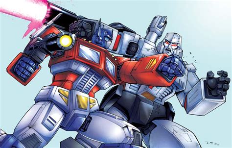 Transformers Animated Optimus Prime Vs Megatron