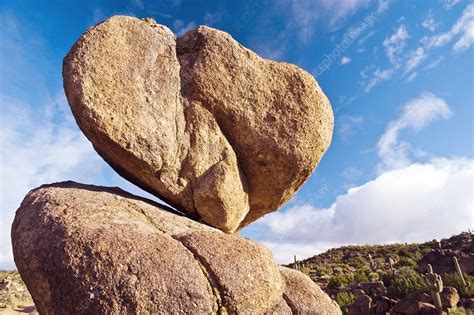 Eroded rock formation - Stock Image - C007/0928 - Science Photo Library