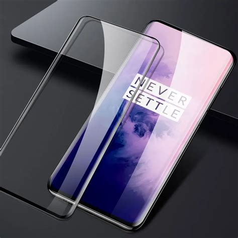 Tempered Glass for OnePlus 7 pro Screen Protector Full Cover Protective ...