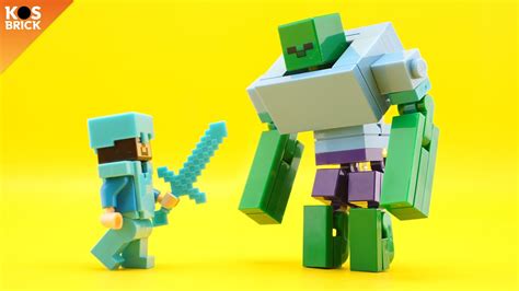 Lego Minecraft Mutant Zombie (Tutorial) - YouTube