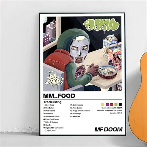 MF DOOM Posters Mm Food Poster / Album Cover Poster Print - Etsy